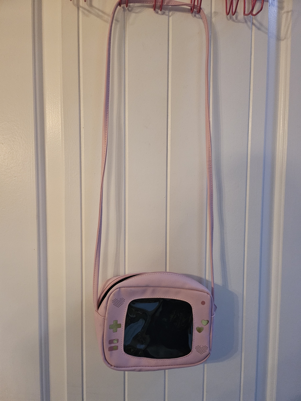Hot Topic Pink Game Console Crossbody Bag